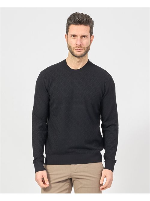 Maglione Armani Exchange con logo all-over ARMANI EXCHANGE | XM000176-AF10454UB101